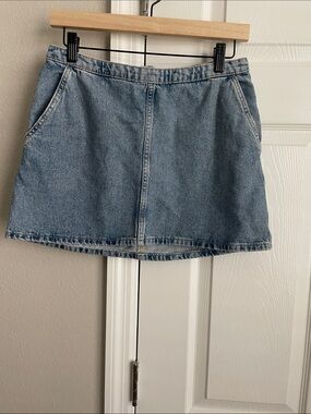 Divided by H&M Light Blue Soft Denim Mini Skirt